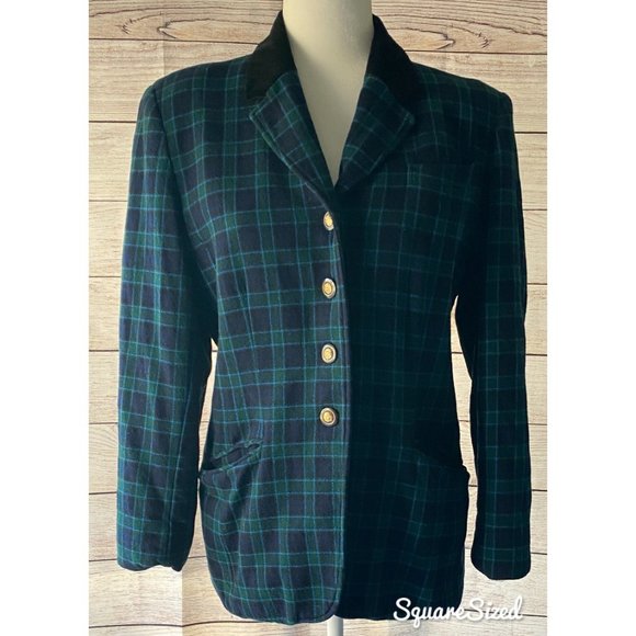 Pendleton Jackets & Blazers - Vintage Pendleton tartan blazer size 12